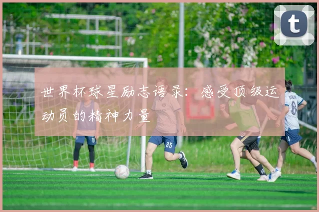 世界杯球星励志语录:感受顶级运动员的精神力量