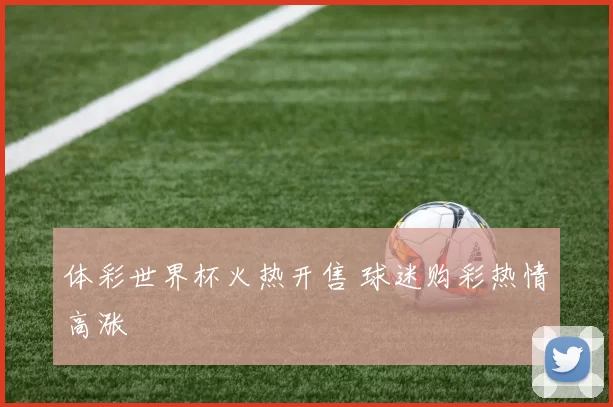 体彩世界杯火热开售 球迷购彩热情高涨