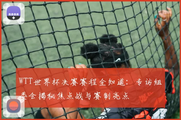 WTT世界杯决赛赛程全知道:专访组委会揭秘焦点战与赛制亮点