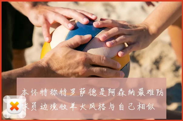 本怀特称特罗萨德是阿森纳最难防球员边境牧羊犬风格与自己相似
